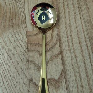 Halo Top gold colored spoon, new in package